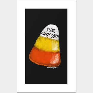 I Love Candy Corn Posters and Art